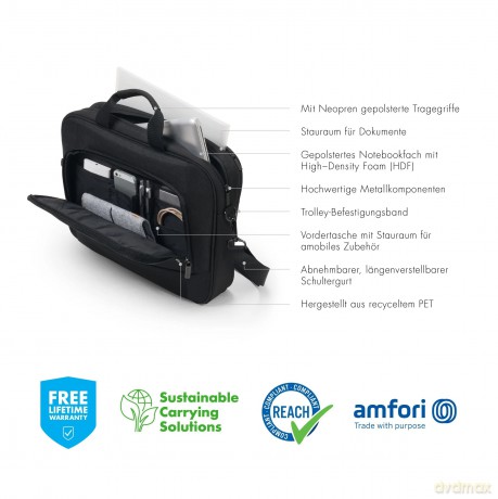 Torba Eco Top Traveller BASE 15-15.6 cala czarna