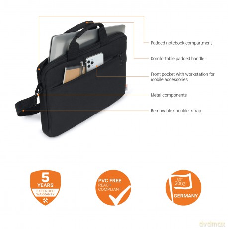 Torba Laptop Slim Case 14-15.6 cala czarna