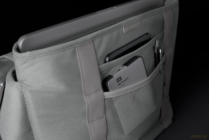 Torba Messenger Macbook Pro laptop 11-15" szara