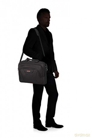 Torba na laptopa AT WORK 15.6 czarno-pomarańczowa