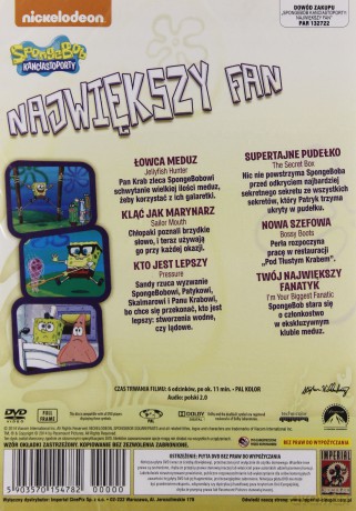 SpongeBob Kanciastoporty: Największy fan [DVD]