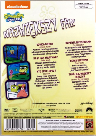 SpongeBob Kanciastoporty: Największy fan [DVD]