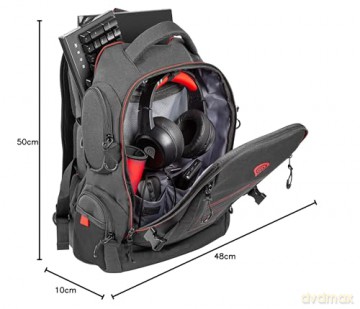 Torba Plecak Genesis Pallad 550 15.6''/17.3'' Czarny