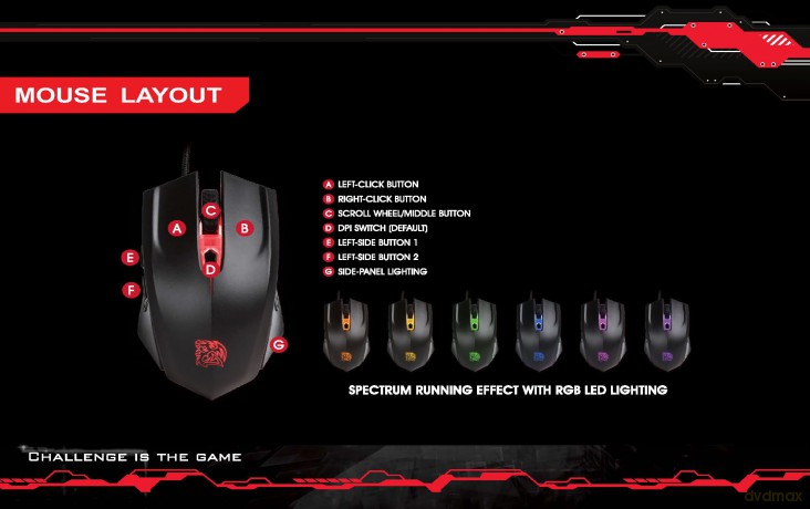 Tt eSPORTS Klawiatura dla graczy - Challenger Prime RGB Combo