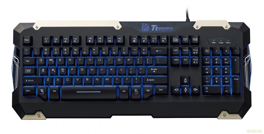 Tt eSPORTS Klawiatura dla graczy - COMMANDER Gaming Gear Combo