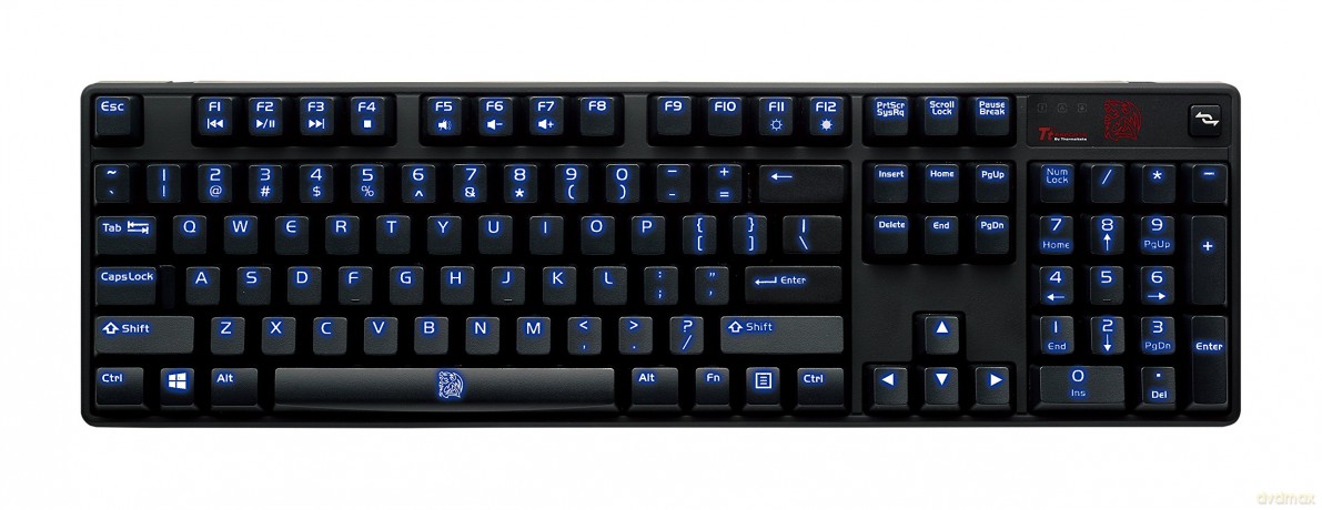 Tt eSPORTS Mechaniczna klawiatura dla graczy - Poseidon Z illuminated Blue Switch 1000Hz