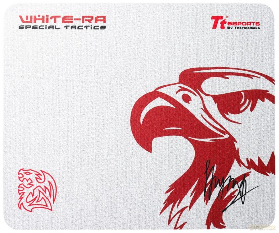 Tt eSPORTS Podkładka dla graczy - White Ra 360x300x3mm White
