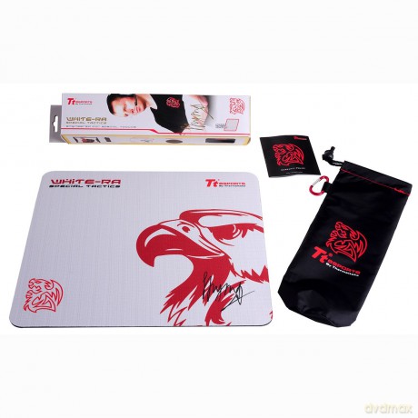 Tt eSPORTS Podkładka dla graczy - White Ra 360x300x3mm White