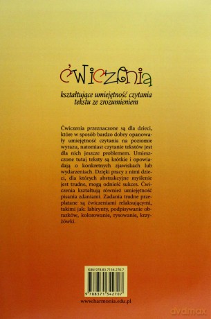 Ćwiczenia kształtujące umiejętność czytania tekstu [KSIĄŻKA]