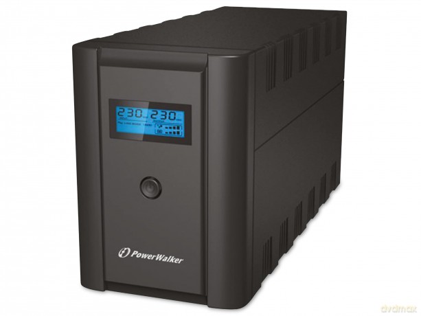 UPS LINE-INTERACTIVE 1200VA 2x SCHUKO + 2x IEC OUT, RJ11/45 IN/OUT, USB, LCD