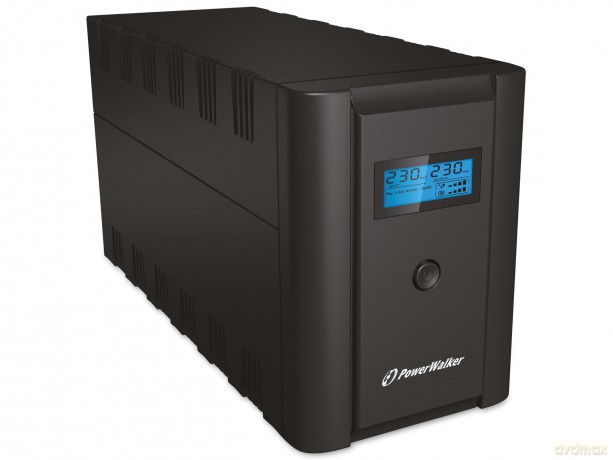 UPS LINE-INTERACTIVE 1200VA 2x SCHUKO + 2x IEC OUT, RJ11/45 IN/OUT, USB, LCD