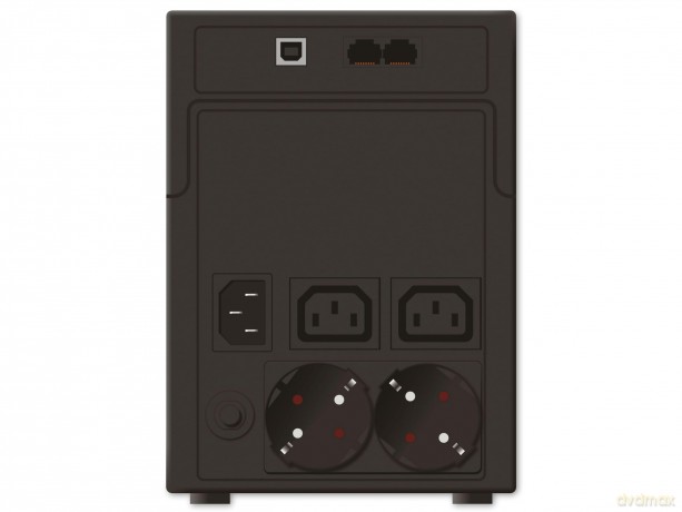 UPS LINE-INTERACTIVE 1200VA 2x SCHUKO + 2x IEC OUT, RJ11/45 IN/OUT, USB, LCD