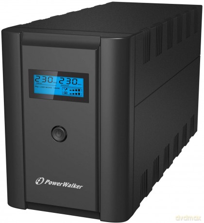 UPS LINE-INTERACTIVE 2200VA 2X 230V PL + 2X IEC OUT,RJ11/RJ45 IN/OUT, USB, LCD
