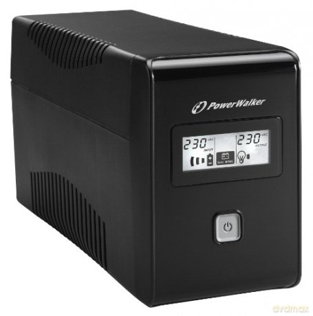 UPS LINE-INTERACTIVE 650VA 2X SCHUKO OUT, RJ11 IN/ OUT, USB, LCD