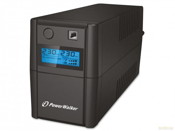 UPS LINE-INTERACTIVE 650VA 2X SCHUKO, RJ11 IN/OUT, USB, LCD