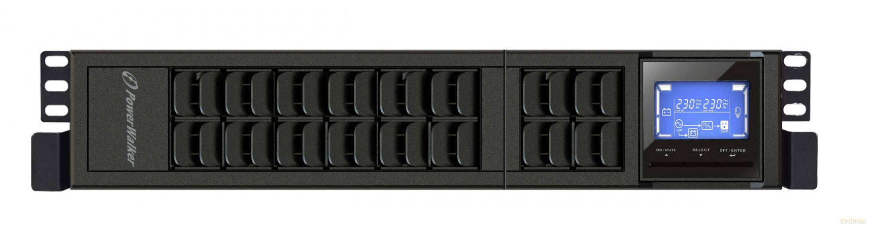 UPS ON-LINE 1000VA 3X IEC OUT, USB/RS-232, LCD, RACK19''/TOWER