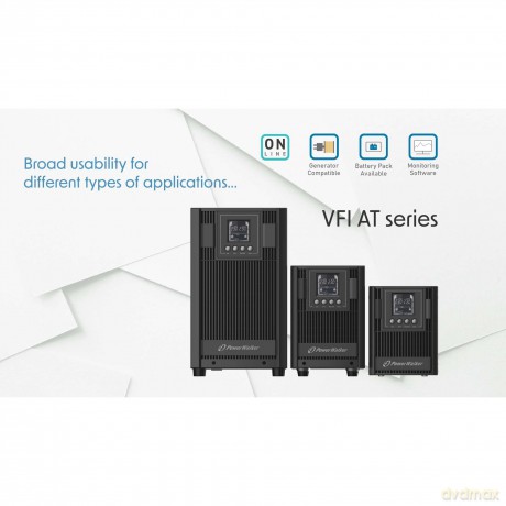 UPS ON-LINE 1000VA AT 3X FR OUT, USB/RS-232, LCD, TOWER, EPO
