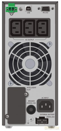 UPS ON-LINE 1000VA TGS 3x IEC OUT, USB/RS-232, LCD, TOWER, EPO