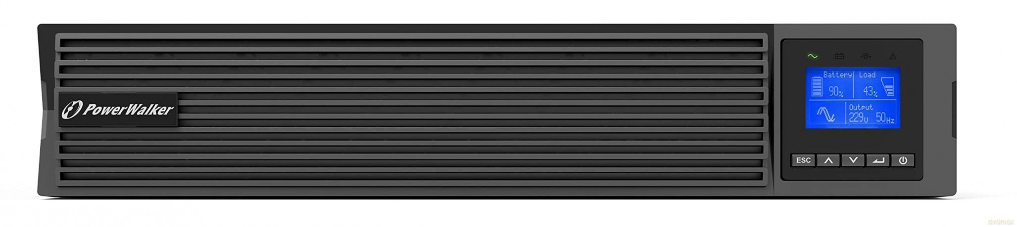 UPS ON-LINE 1500 VA ICR IOT PF1.0 8X IEC OUT, USB/RS-232, LCD