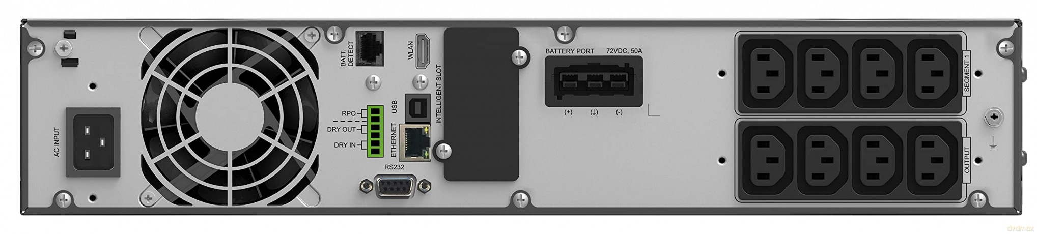 UPS ON-LINE 2000 VA ICR IOT PF1.0 8X IEC OUT, USB/RS-232, LCD, T