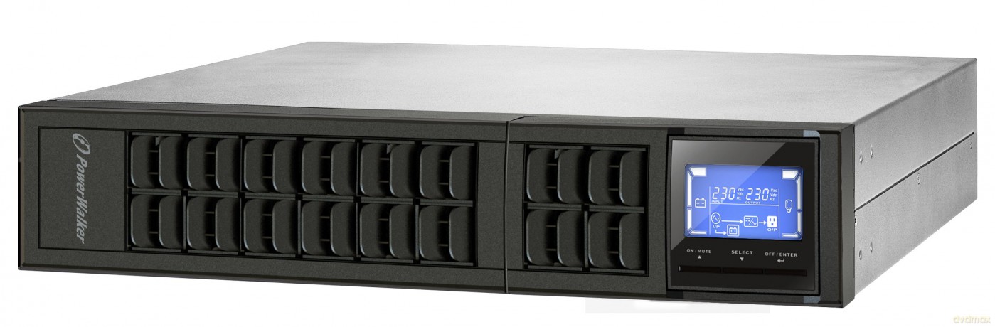 UPS ON-LINE 3000VA 4X IEC + TERMINAL OUT, USB/RS-232, LCD, RACK 19''/TOWER