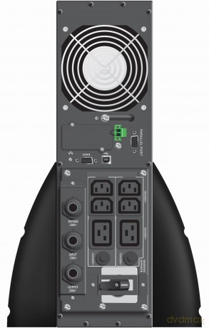 UPS ON-LINE 6000VA 4X IEC + 2X IEC/C19 + TERMINAL OUT,USB/RS-232,LCD,RACK 19''