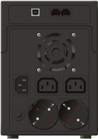 UPS POWER WALKER LINE-INTERACTIVE 2200VA 2X SCHUKO + 2X IEC OUT, RJ11/RJ45 IN/OUT, USB