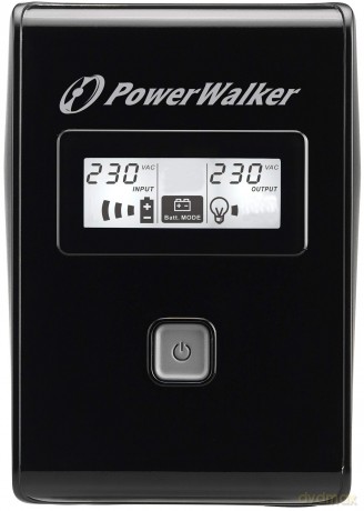 UPS POWER WALKER LINE-INTERACTIVE 850VA 2X 230V PL OUT, RJ11 IN/OUT, USB, LCD