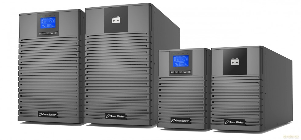 UPS POWERWALKER ON-LINE 1/1 fazy 1000VA ICT IOT PF1 USB/RS-232, 4X IEC C13, C14 EPO, wolnostojący