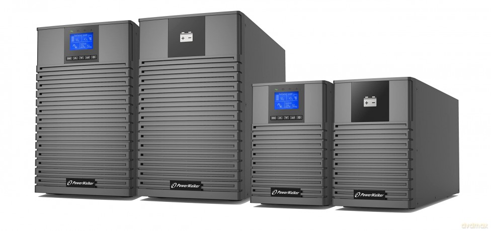 UPS POWERWALKER ON-LINE 1/1 fazy 1500VA ICT IOT PF1 USB/RS-232, 4X IEC C13, C14 EPO, wolnostojący