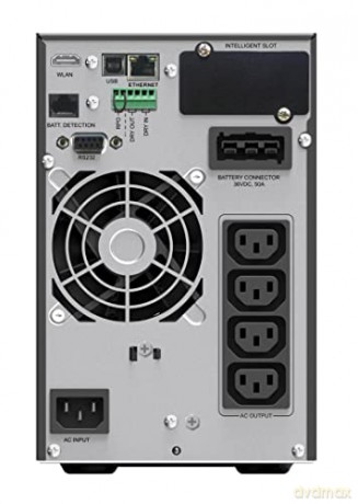 UPS POWERWALKER ON-LINE 1/1 fazy 1500VA ICT IOT PF1 USB/RS-232, 4X IEC C13, C14 EPO, wolnostojący
