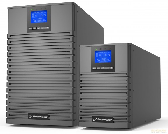 UPS POWERWALKER ON-LINE 1/1 fazy 2000VA ICT IOT PF1 USB/RS-232, 8X IEC C13, C14 EPO, wolnostojący