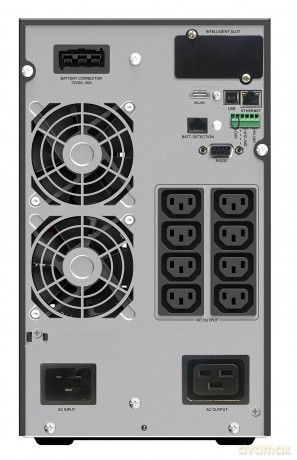 UPS POWERWALKER ON-LINE 1/1 FAZY 3000VA ICT IOT PF1 USB/RS-232, 8X IEC C13 + 1X C19, C20 EPO, TOWER