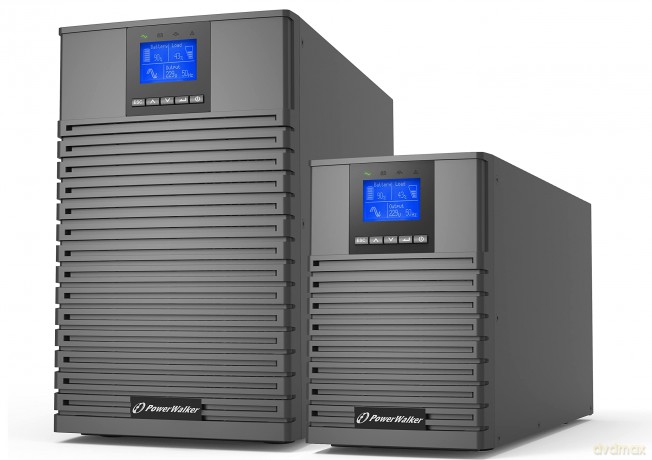 UPS POWERWALKER ON-LINE 1/1 FAZY 3000VA ICT IOT PF1 USB/RS-232, 8X IEC C13 + 1X C19, C20 EPO, TOWER