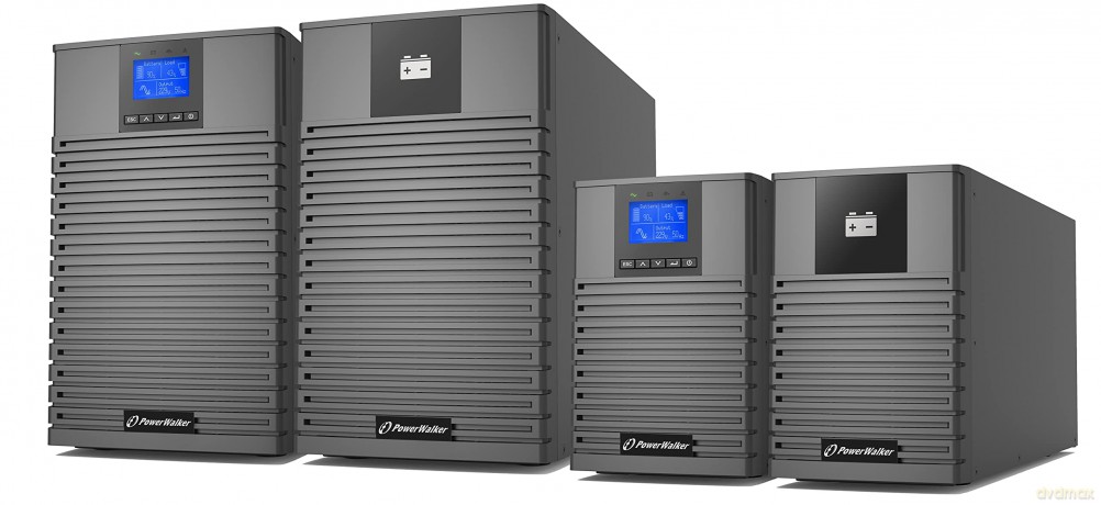 UPS POWERWALKER ON-LINE 1/1 FAZY 3000VA ICT IOT PF1 USB/RS-232, 8X IEC C13 + 1X C19, C20 EPO, TOWER