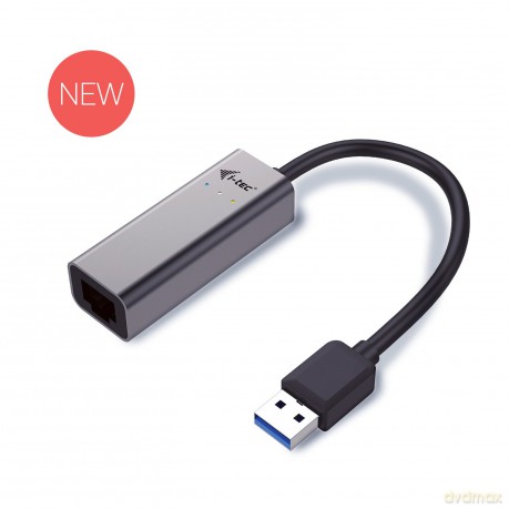 USB 3.0 adapter Metal Gigabit Ethernet, 1x USB 3.0 do RJ45 10/100/1000 Mbps