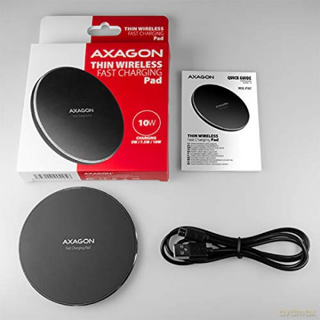 WDC-P10T Cienka bezprzewodowa podkładka szybkiego ładowania QI 5/7.5/10 W, micro USB