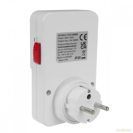 Włącznik czasowy timer mechaniczny GB360 E