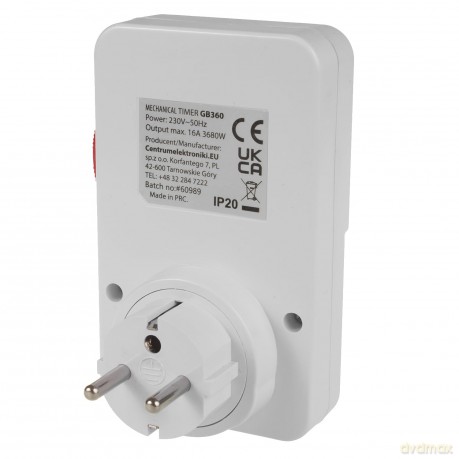 Włącznik czasowy timer mechaniczny GB360 E