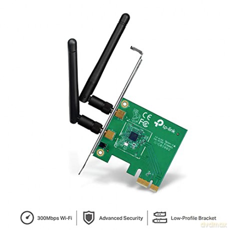 WN881ND karta WiFi N300 (2.4GHz) PCI-E 2x2dBi (SMA) BOX