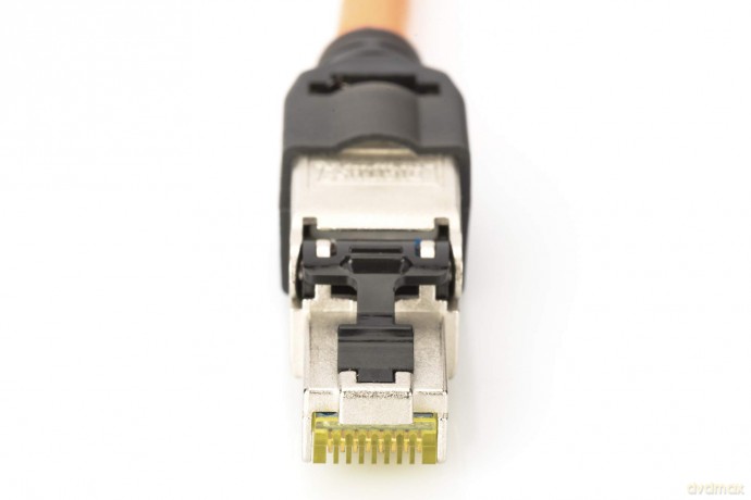 Wtyk modularny RJ45 kat.6A, PoE+, 10GbE, STP, ekranowany, metalowy, beznarzędziowy, AWG 27-22, zaślepka