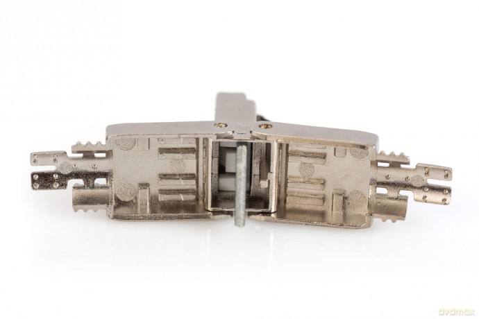 Wtyk modularny RJ45 kat.6A, PoE++, 10GbE, STP, ekranowany, beznarzędziowy, zakręcany, metalowy, AWG 26-22, dł.50mm