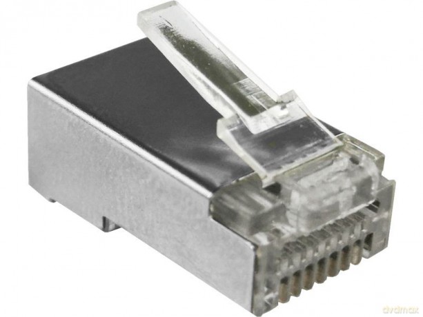 Wtyk przelotowy RJ45 STP kat.5e (opakowanie 100 sztuk)