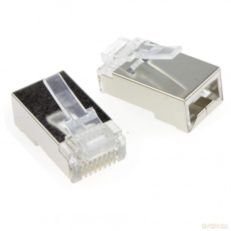 Wtyk sieciowy przelot 8P8C/FTP/50pak