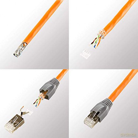Wtyki RJ45 cat6,6A,7 ekranowane, opk. 50szt.