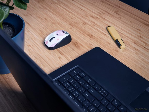 YVI WIRELESS PINK CIRCL ES mysz komputerowa
