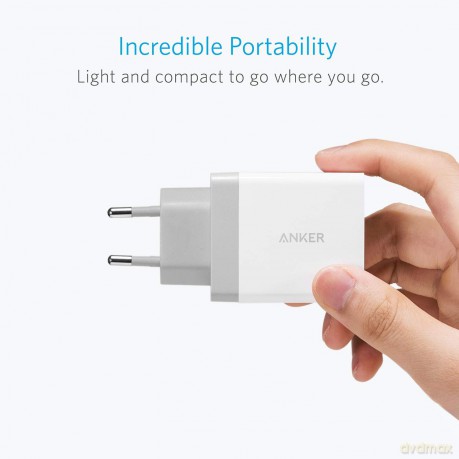 Zasilacz 2xUSB 24 W czarny