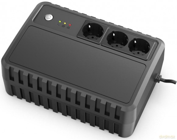 Zasilacz awaryjny 600VA Line-interactive 3xSchuko AVR Desktop
