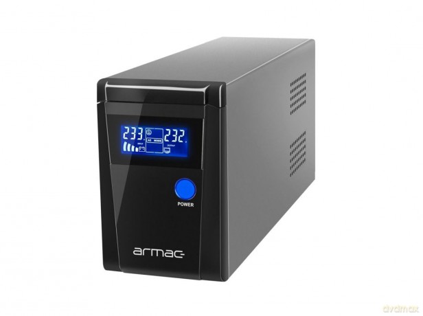 Zasilacz awaryjny Armac Line-In 850VA Office Pure Sine Wave LCD 2X230v PL metalowa obudowa