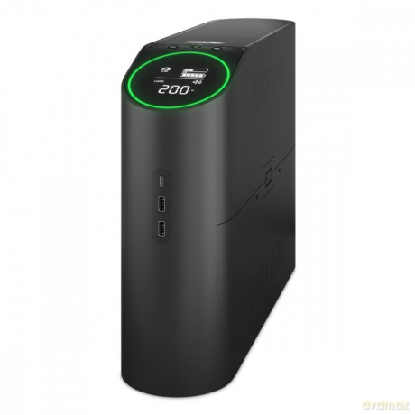 Zasilacz awaryjny BGM2200B-GR Back-UPS Pro, 2200VA/1320W, Tower, 230V, 4xSchuko, 2xIEC C13 outlets, RGB Lights, Pure Sine Wave, czarny